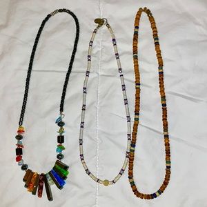 Three necklaces